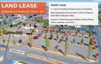 Road 68 and Rodeo Drive, Pasco, Washington 99301, ,Commercial,For Rent,Road 68 and Rodeo Drive,258904